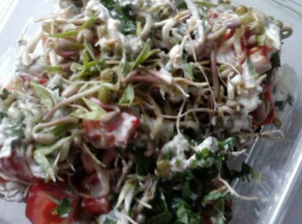 salatka z kielkami