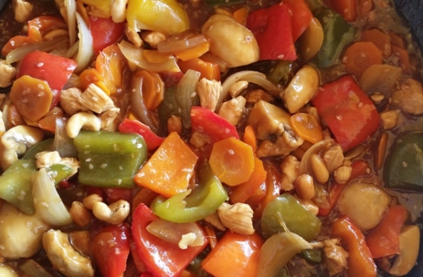 warzywa z sosem teriyaki